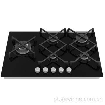 Fogão a gás, fogão a gás, cooktops 5 queimadores